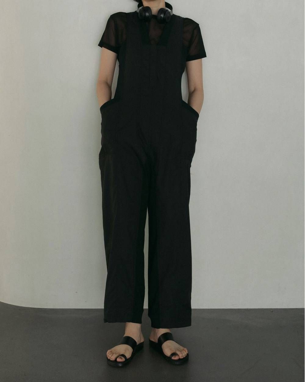 シアーチュールTシャツ (ブラック) Sheer Tulle T-shirts (Black) / 27SS