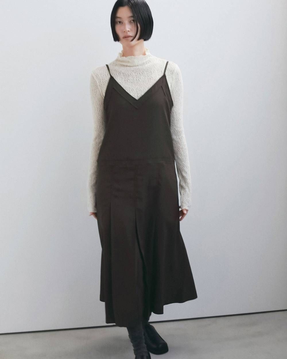 ラッセルレース タートルニット (アイボリー) Raschel Lace Turtle (Ivory) / 26AW 【6月29日まで期間限定予約】