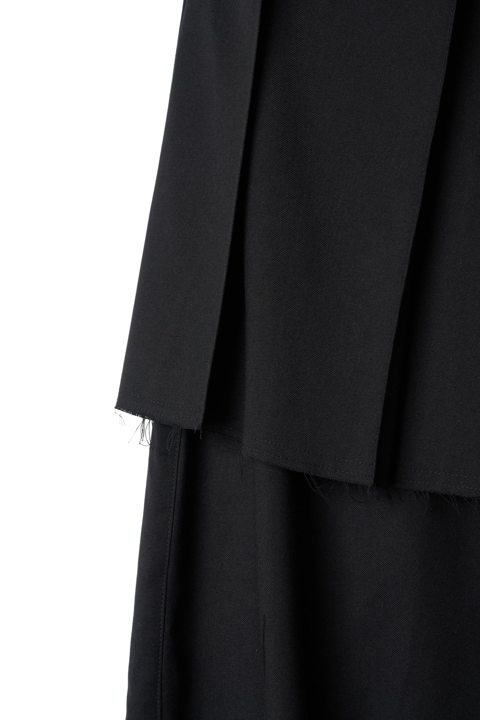 プリーツスカートパンツ (ブラック) pleated skirt pants (Black) / 26AW
