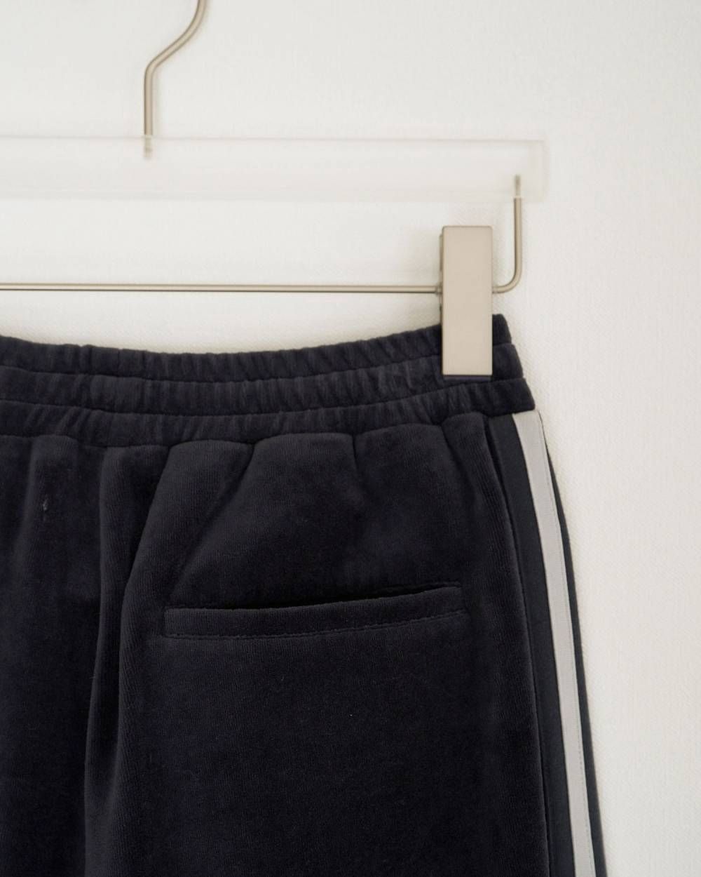 ベロアトラックパンツ (チャコールグレー) Velour Track Pants (Charcoal gray) /  26AW