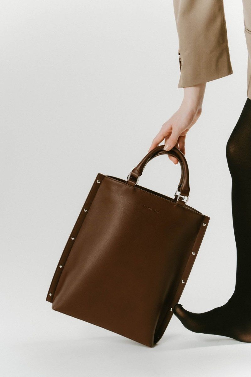 Knuth Marf - side studs leather bag / サイドスタッズレザー