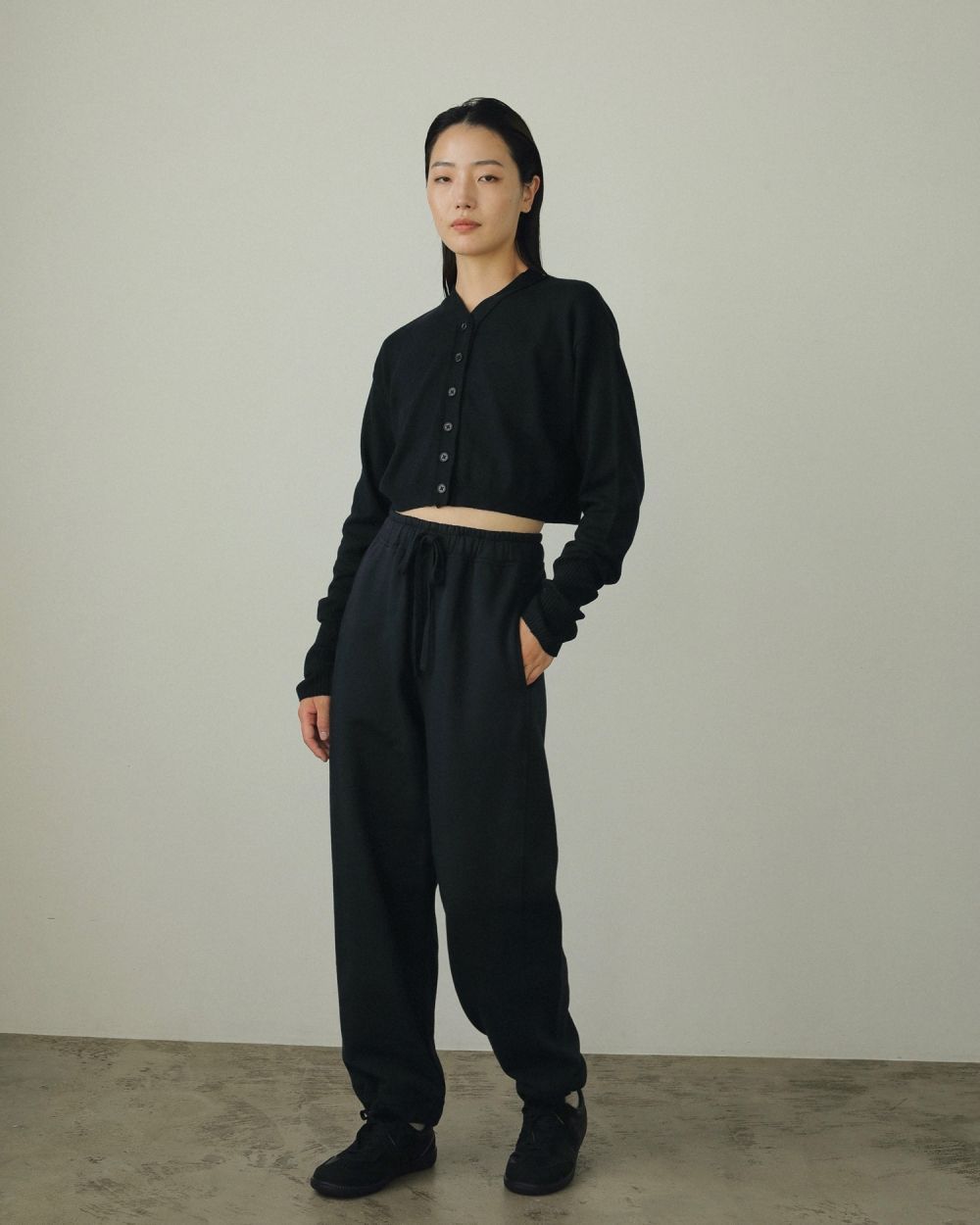Drawstring Sweat Pants / ドロスト スウェットパンツ (ネイビー)