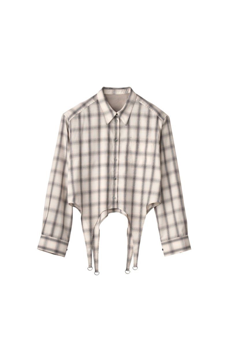 design overshirt (White) / デザインオーバーシャツ (ホワイト) / 26SS