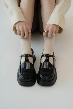 platform loafers / プラットフォーム ローファー (ブラック) / 25SS