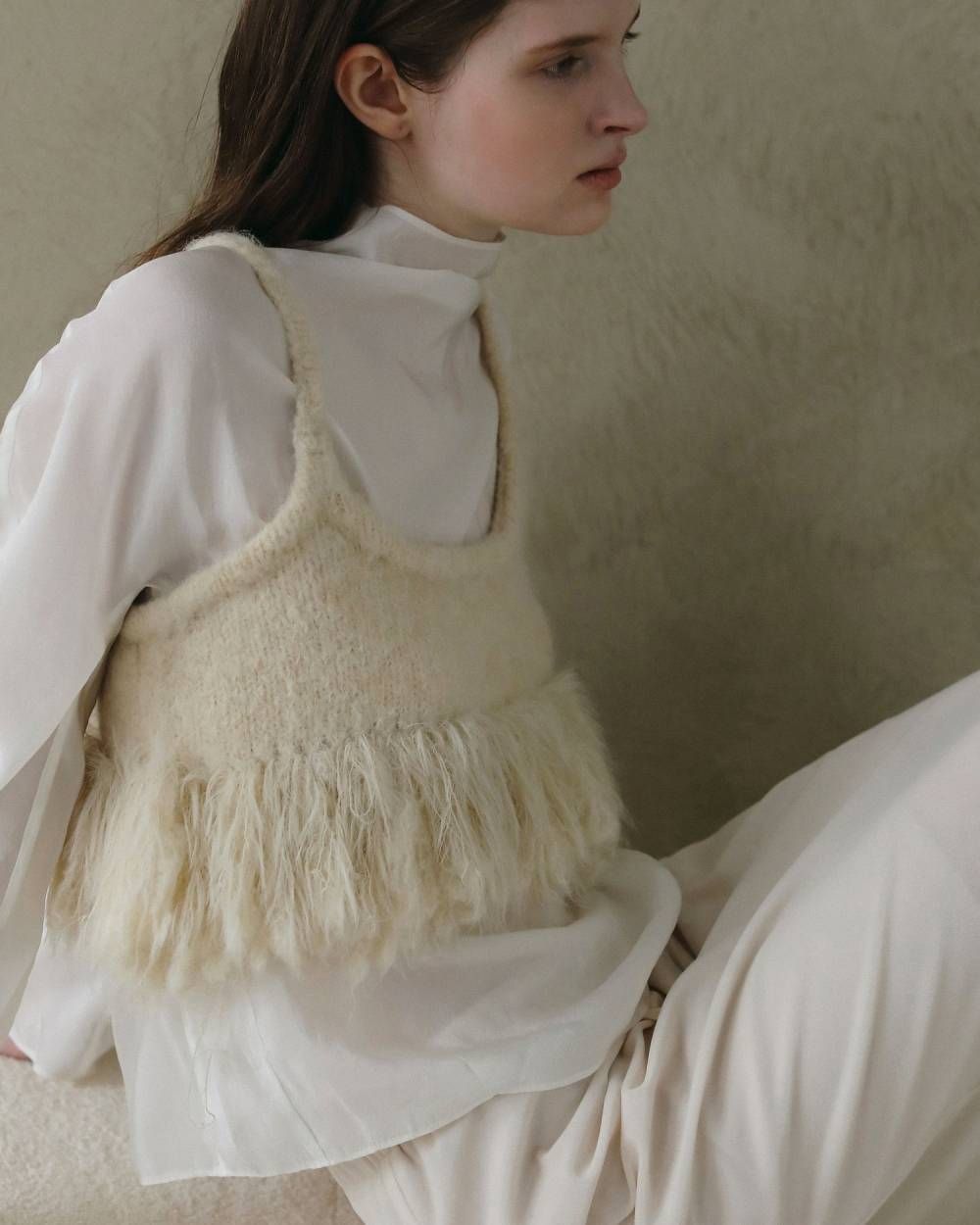 フリンジビスチェ (アイボリー) Fringe Bustier (Ivory) / 26AW 【6月29日まで期間限定予約】
