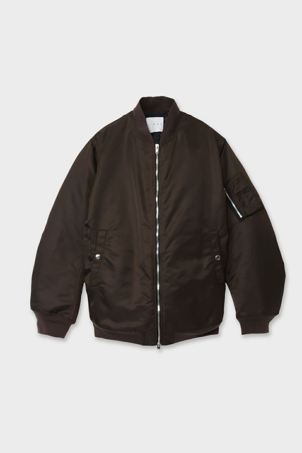 【25AW】MA-1 / リモンタナイロン フライトジャケット (ブラウン)