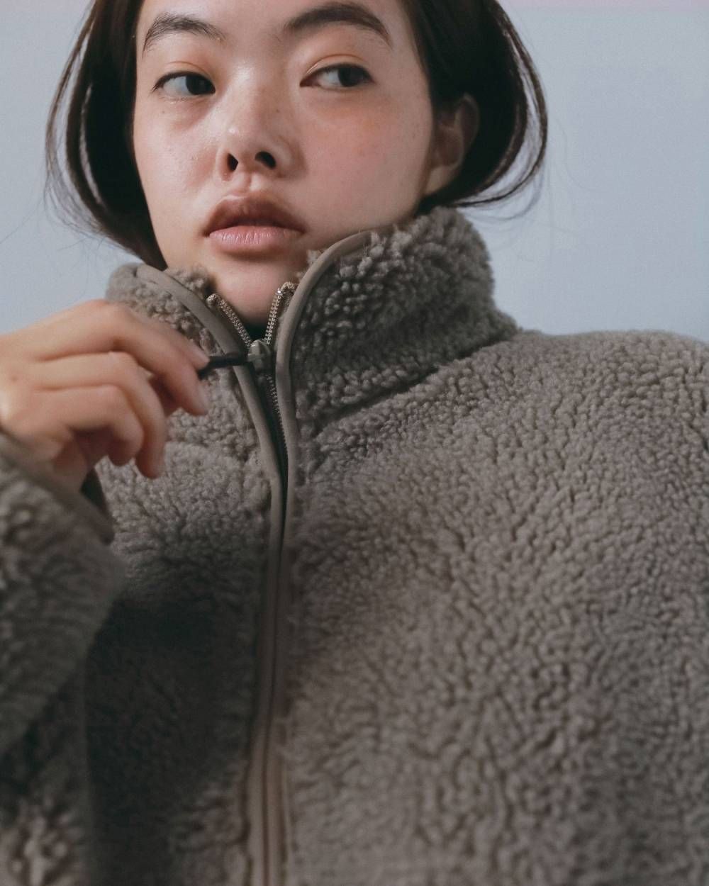 ボアジップブルゾン (ベージュ) Boa Zip Blouson (Beige) / 26AW 【6月29日まで期間限定予約】