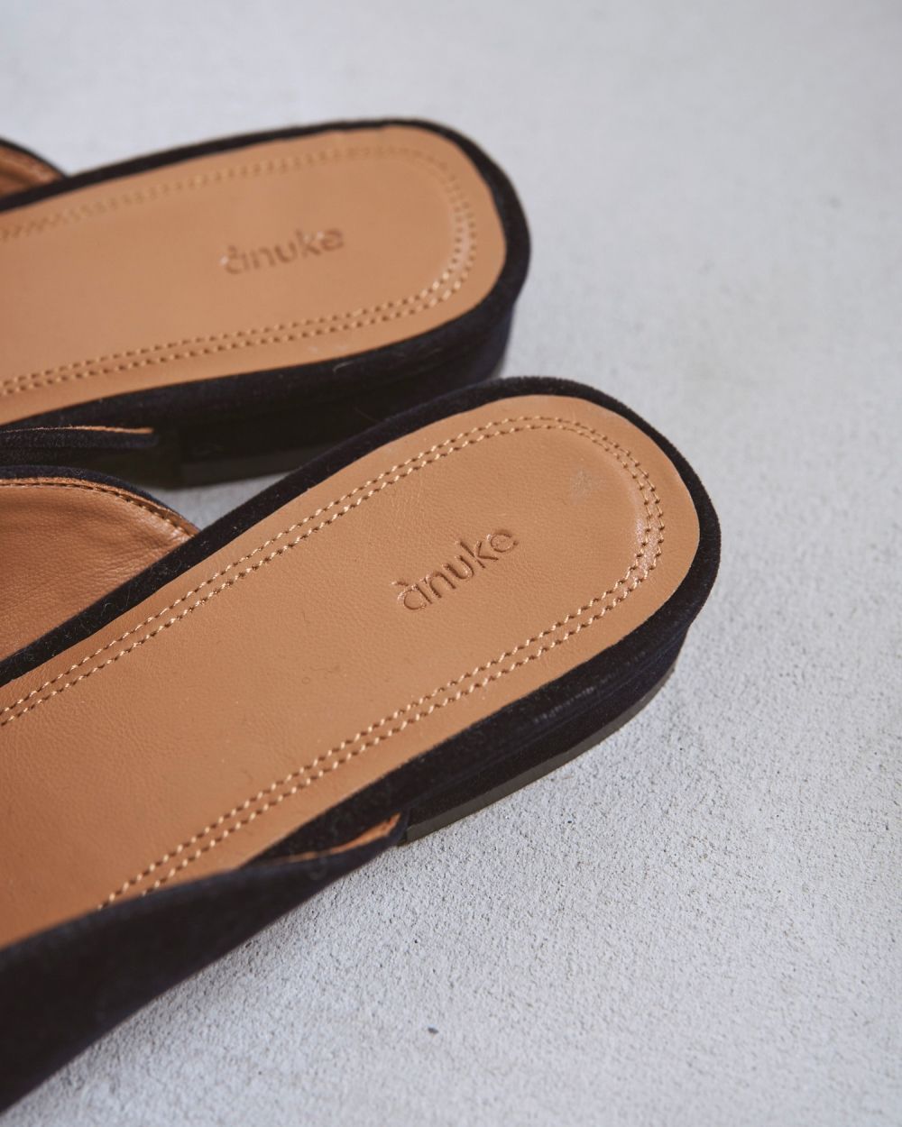 【25AW】Velour Slide Shoes / ベロアスライドシューズ (ネイビー)