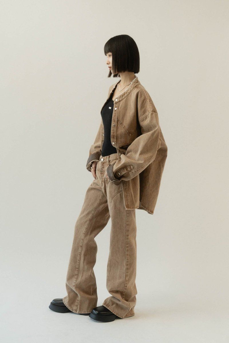 Knuth Marf - western denim over shirt(unisex) / ウエスタン