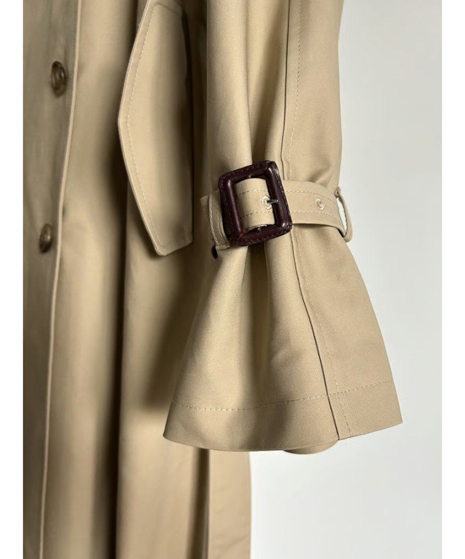 THINK FUR - 【25AW】Oversized Trench Coat (ベージュ