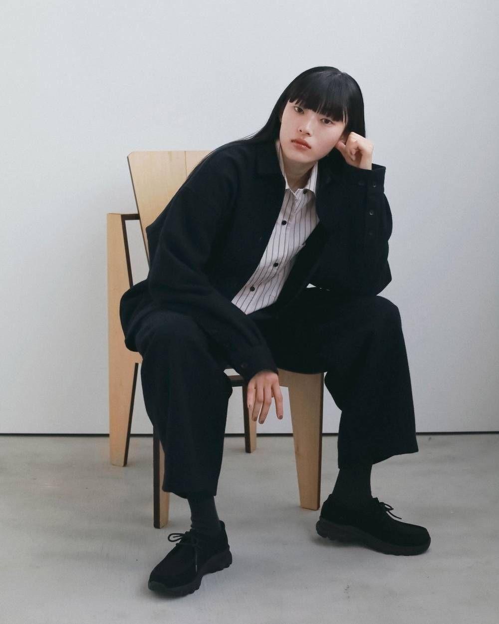 ウールオーバーシャツ (ネイビー) Wool Over Shirts (Navy) / 26AW 【6月29日まで期間限定予約】