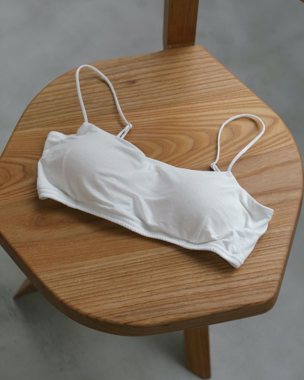 Cupin Tube Bratop (White) / カップインチューブブラトップ (ホワイト) / 26SS