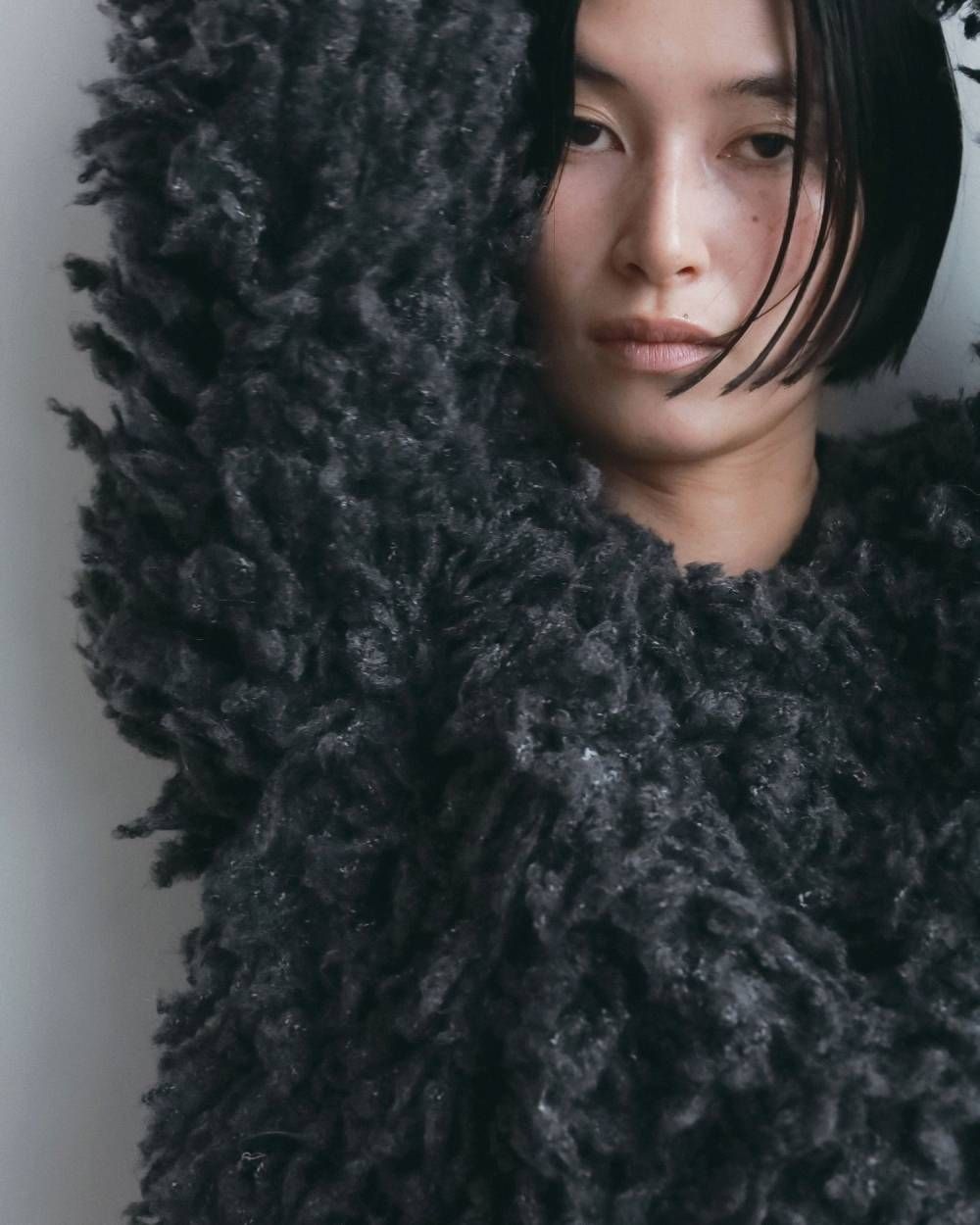 ループニットトップス (チャコールグレー) Loop Knit Tops (Charcoal gray) / 26AW 【6月29日まで期間限定予約】