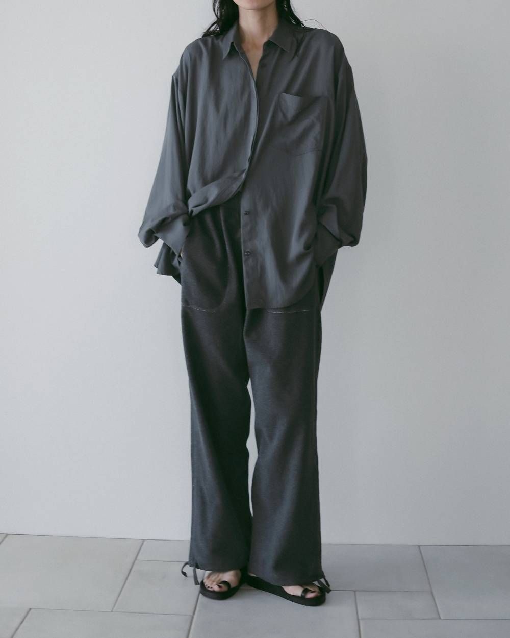 Stitch Sweat Pants / ステッチ スウェットパンツ (C.gray) / 26SS