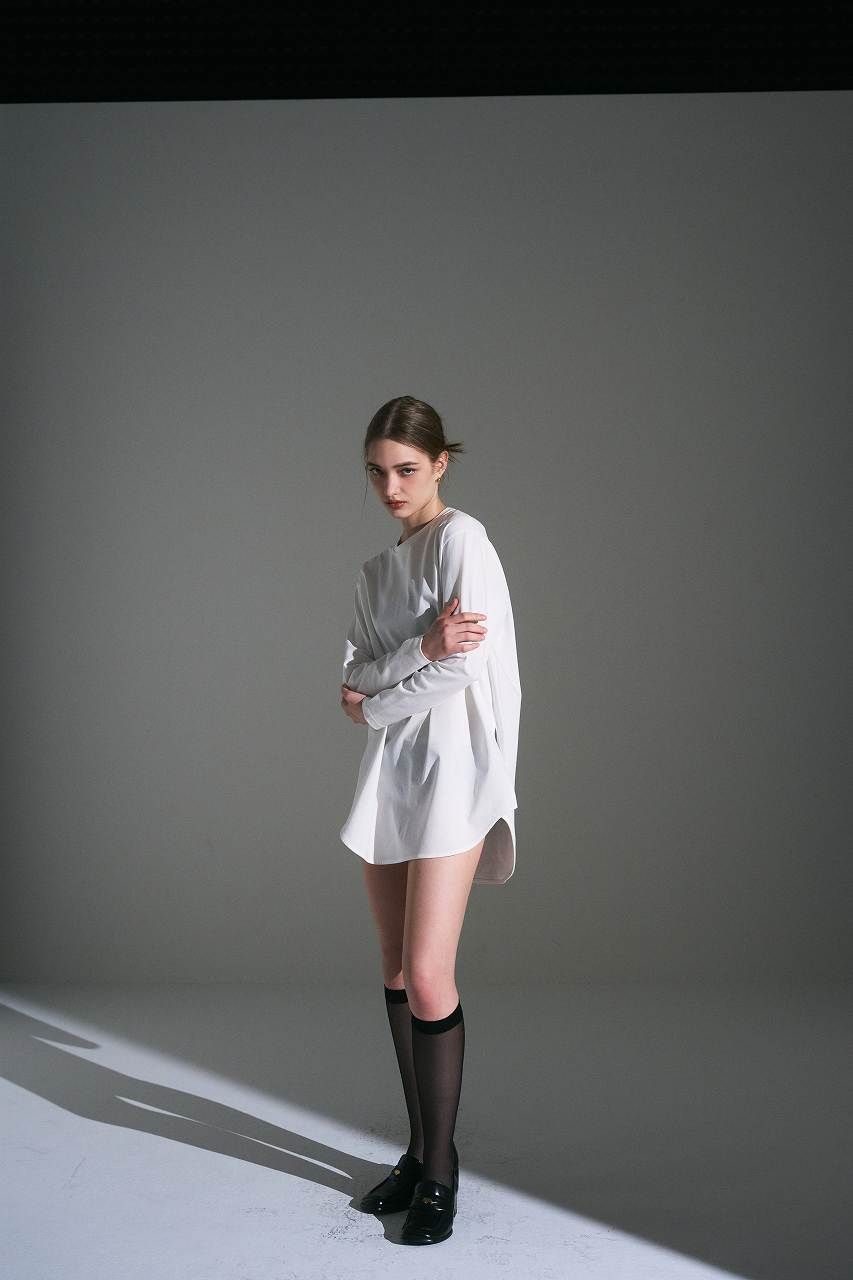 サラドラロンT (ホワイト) Dry Long-sleeve T-shirt (White) / 26AW