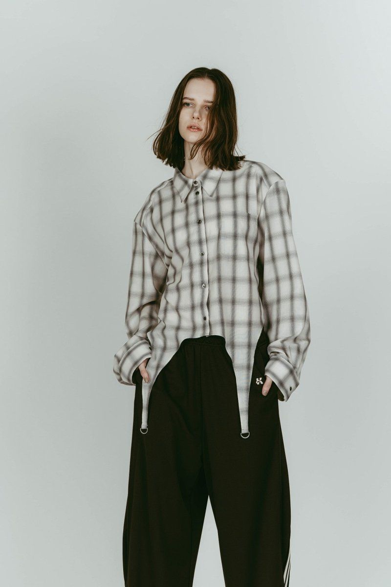 design overshirt (White) / デザインオーバーシャツ (ホワイト) / 26SS