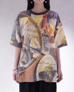 オイスターグラフィックTシャツ (オイスター) oyster graphic tee(unisex) (Oyster) /  26SS