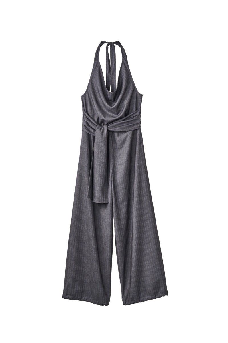 halter neck all in one (Gray) / ホルターネックオールインワン (グレー) / 26SS