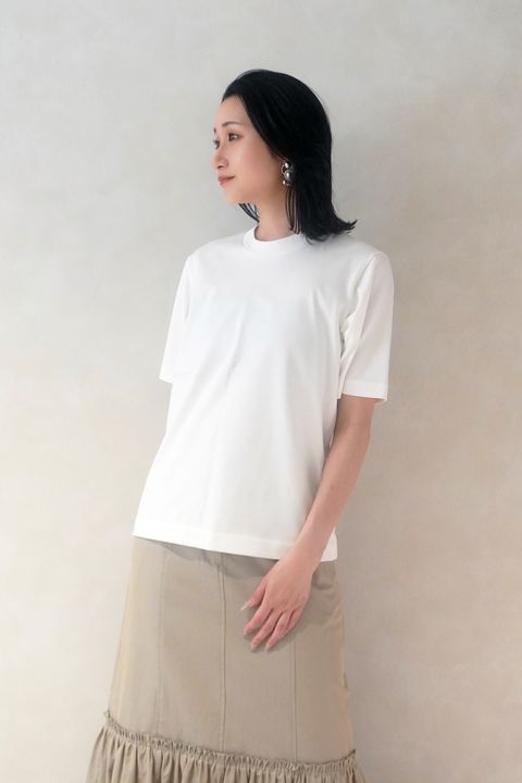 REFINA COMPACT T-SHIRT / リフィナコンパクトTシャツ (オフホワイト)