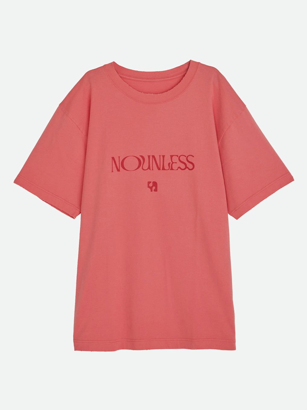 NL LOGO MARK OVER TEE / ロゴ オーバーTシャツ (ピーチ)