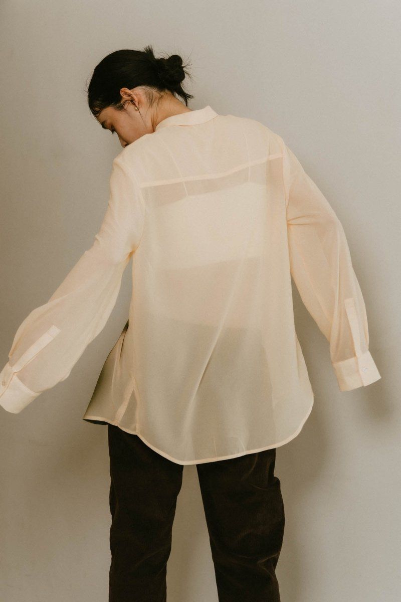Knuth Marf - 【予約】flower print sheer shirt / フラワー