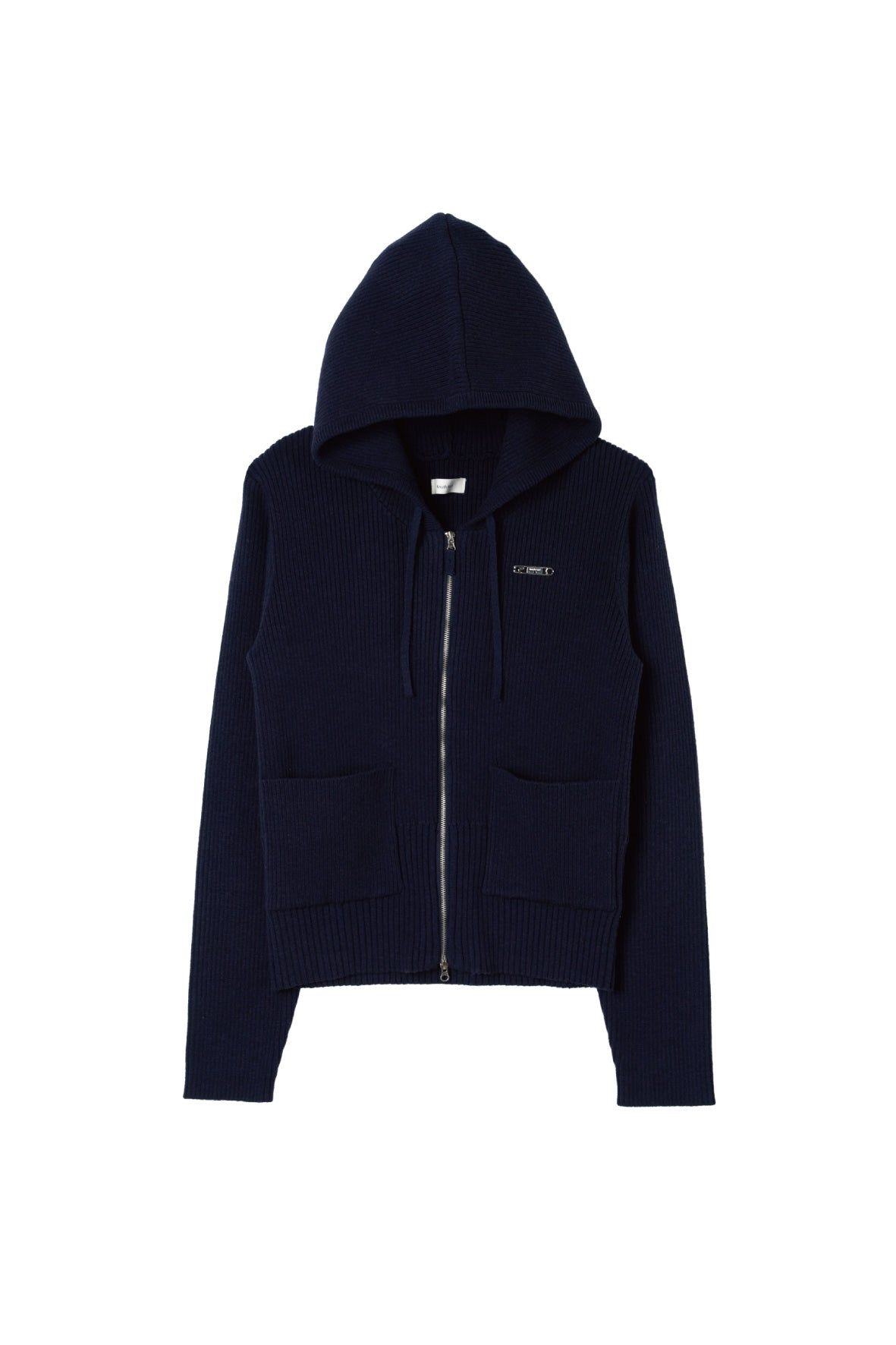 ニットパーカー (ネイビー) hooded knit parka (Navy) / 26AW
