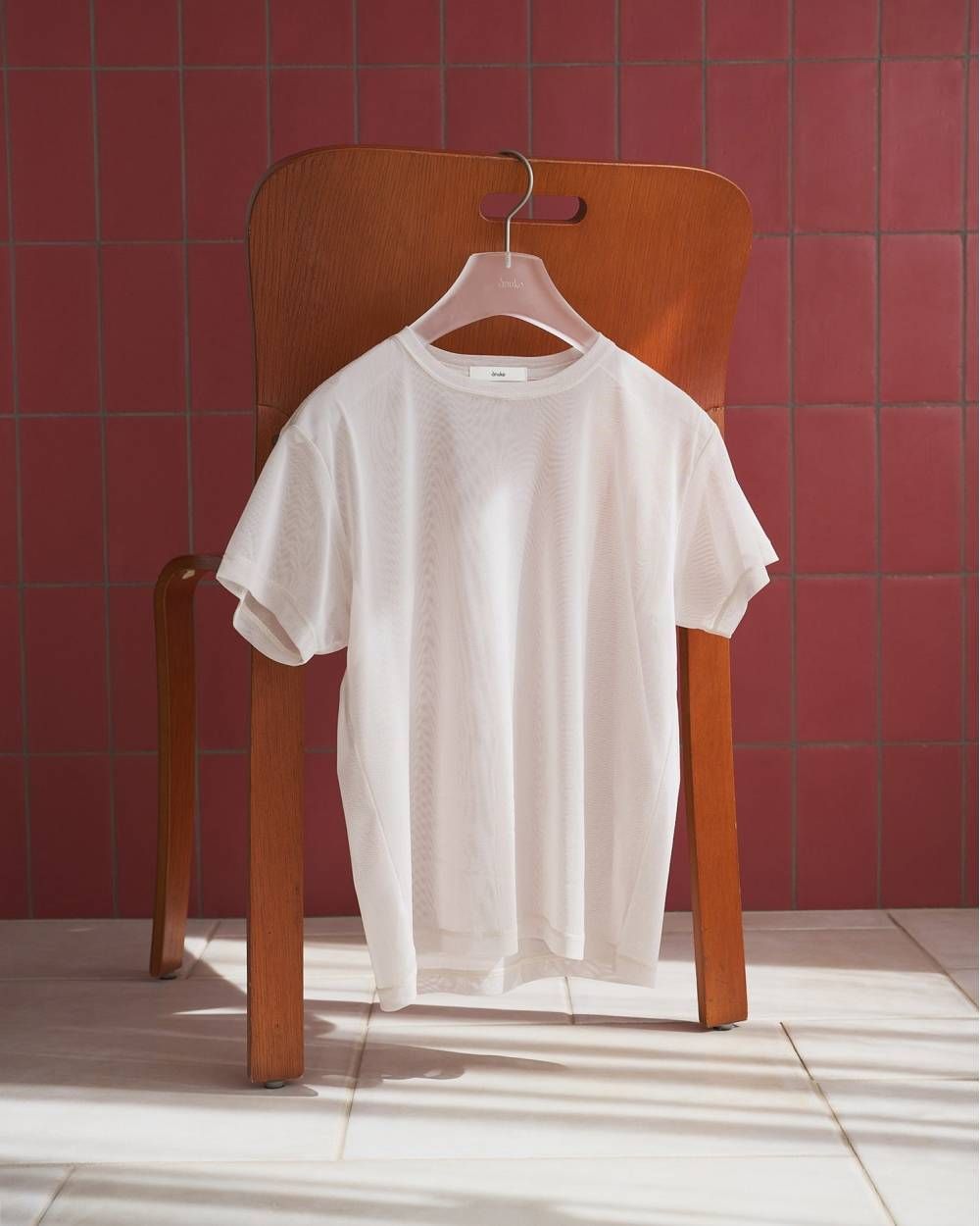 シアーチュールTシャツ (アイボリー) Sheer Tulle T-Shirts (Ivory) / 26SS