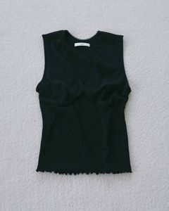 ヴィンテージ パターンメッシュ タンクトップ (ブラック) Vintage Patternmesh Tanktop (Black) / 27SS