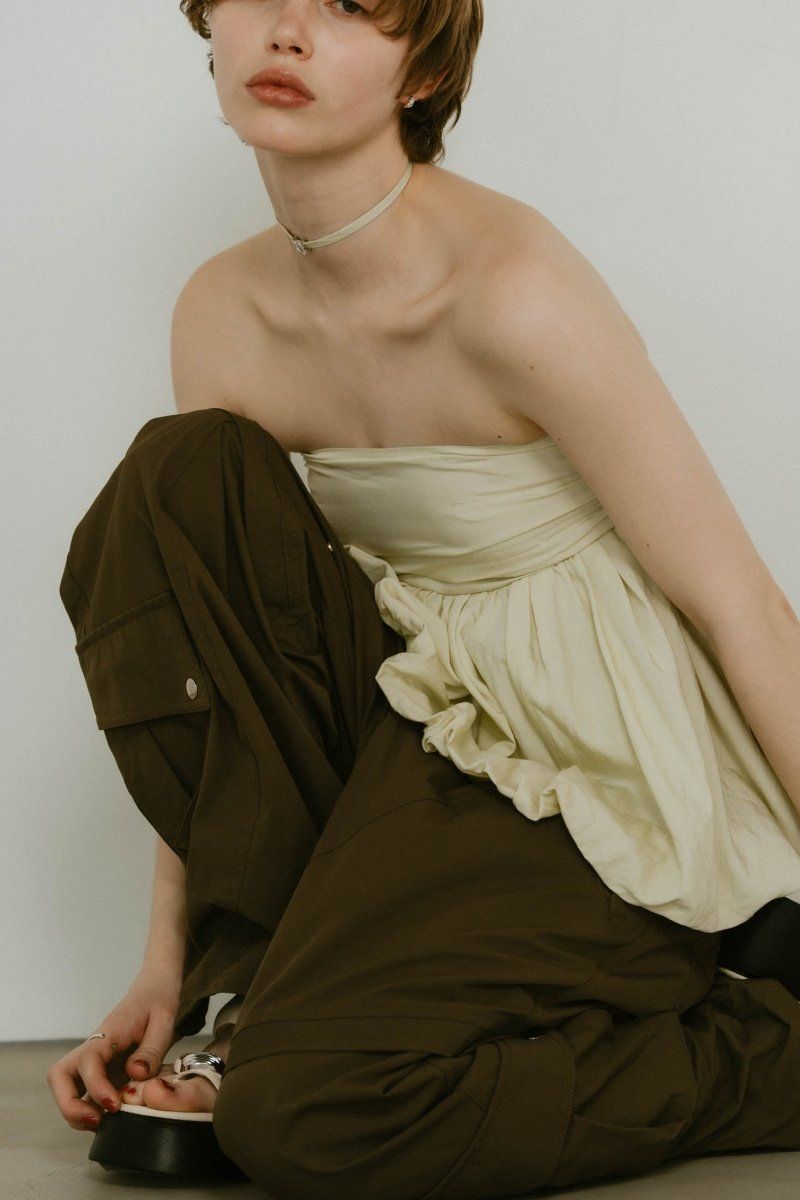 Knuth Marf - 2way peplum tops / 2ウェイ ペプラムトップス