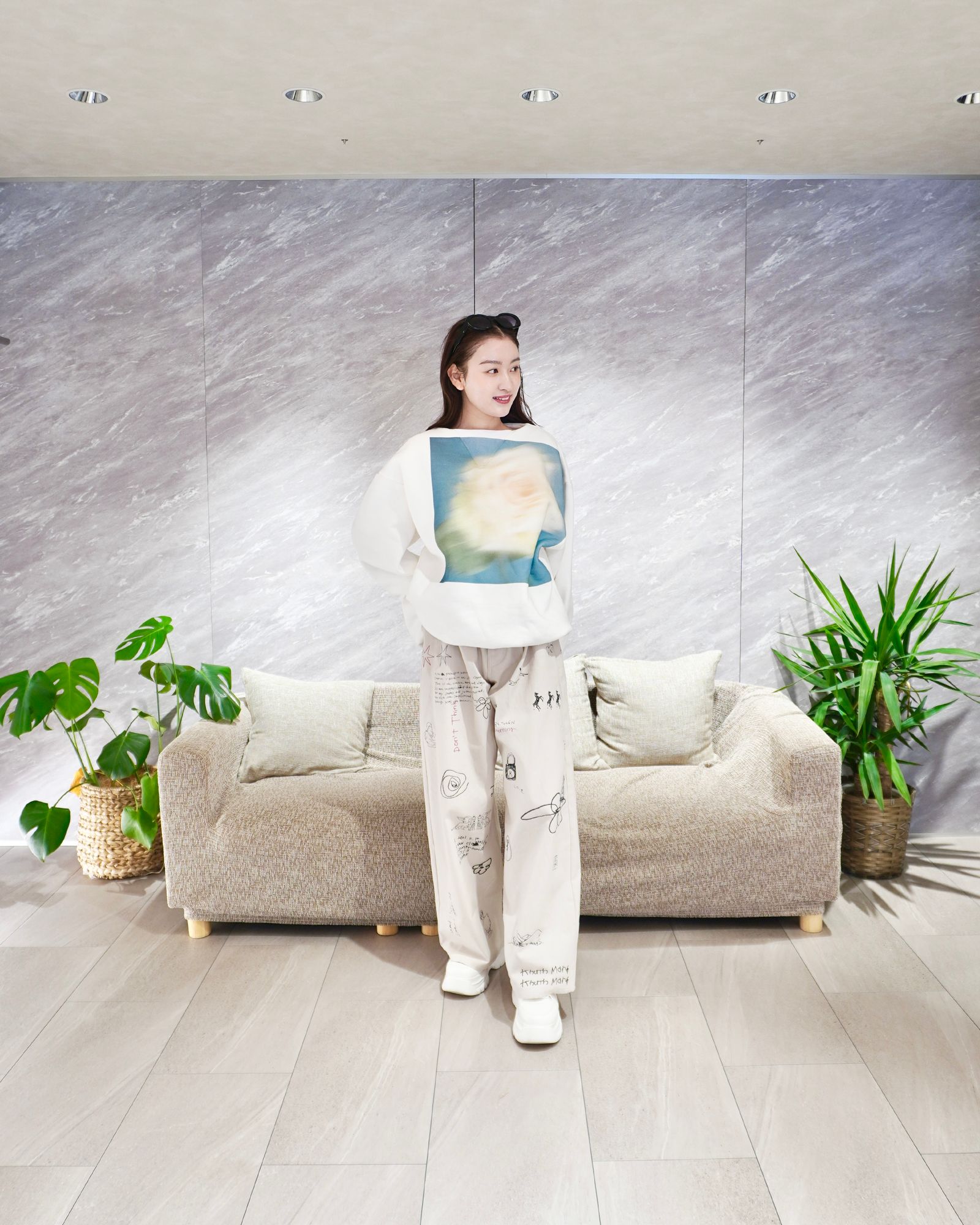 Knuth Marf - high waist tattoo pants(KotokaIzumi collab
