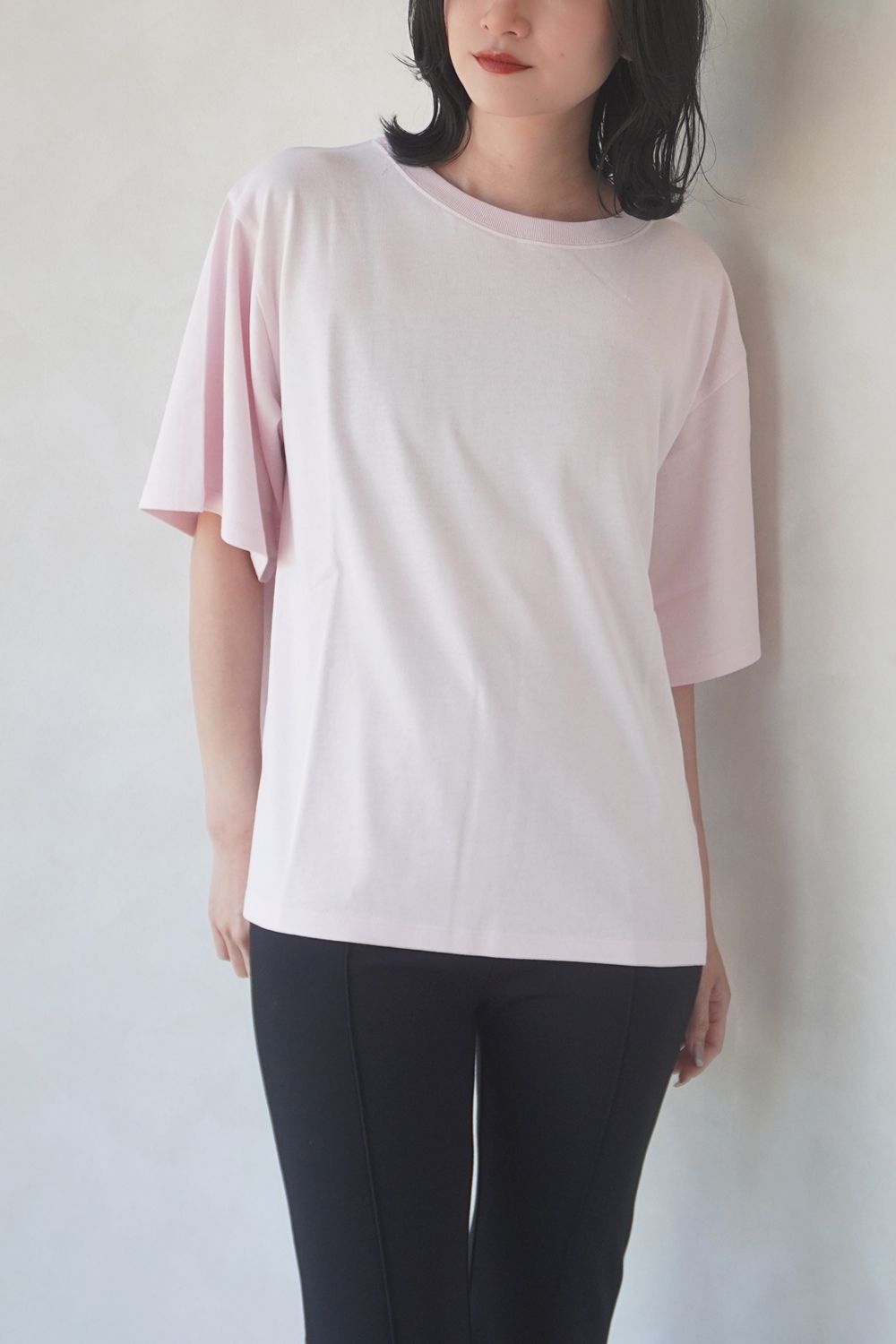 COTTON RELAX T-SHIRT / コットン リラックスTシャツ (ピンク)