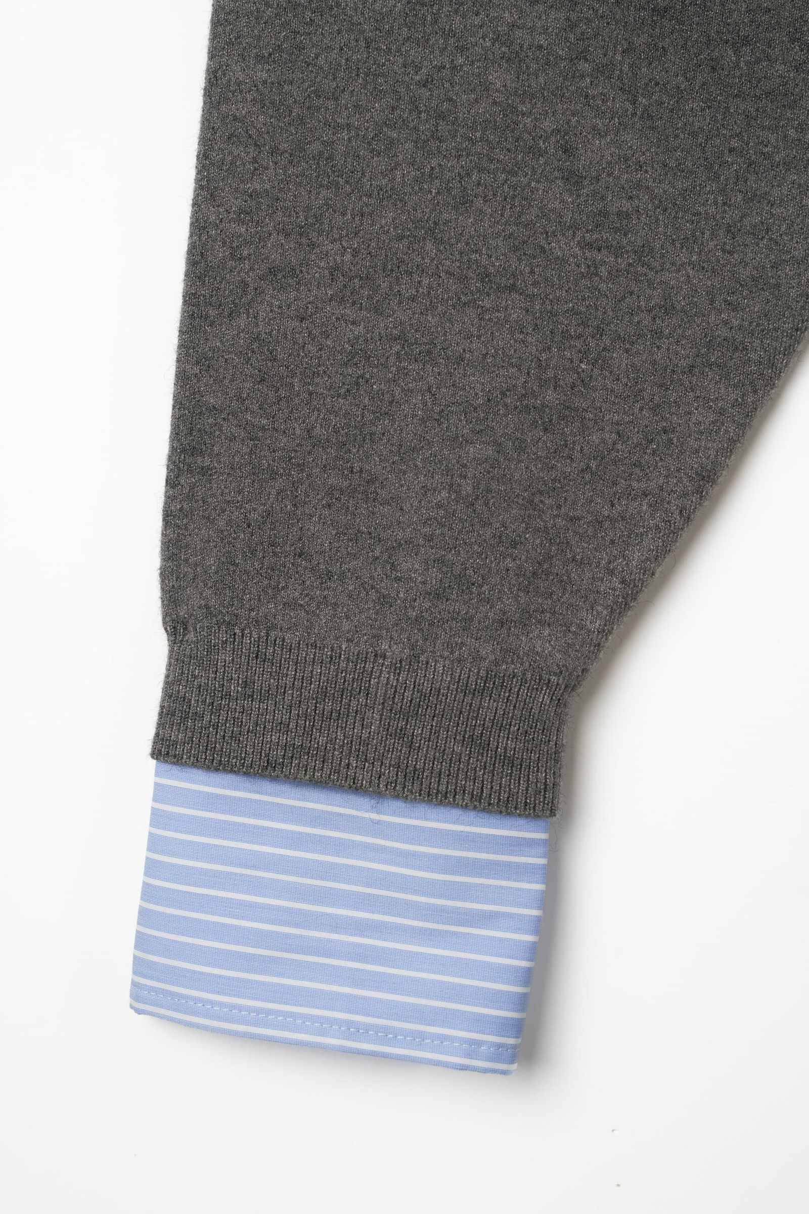 【UNISEXサイズ】2ウェイ ノームコア ニット (グレー) 2way cuffs normcore knit(unisex) (Gray) / 26AW