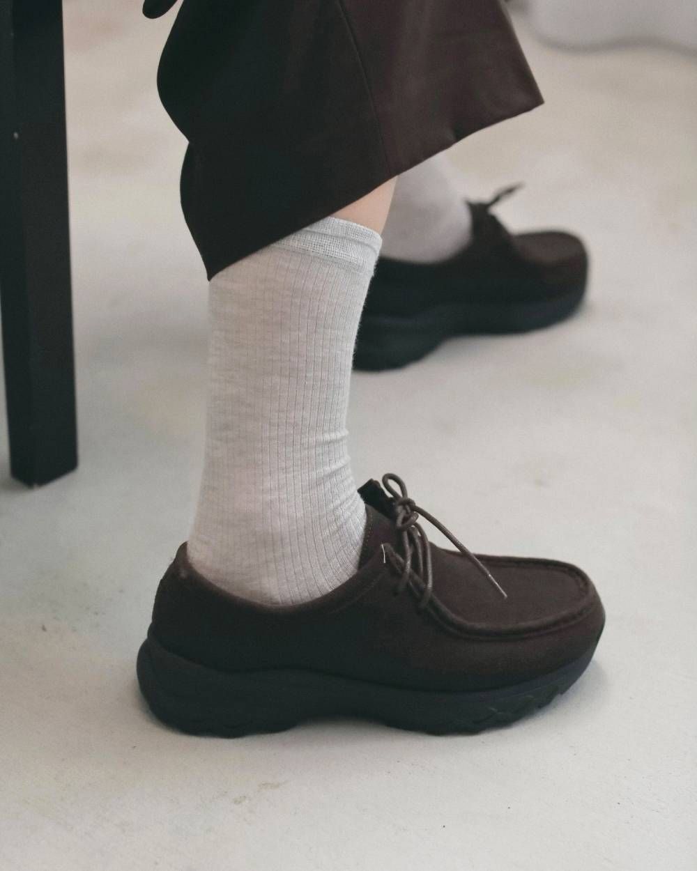 エコスエードモカシン (ブラウン) Eco Suede Moccasin (Brown) / 26AW 【6月29日まで期間限定予約】