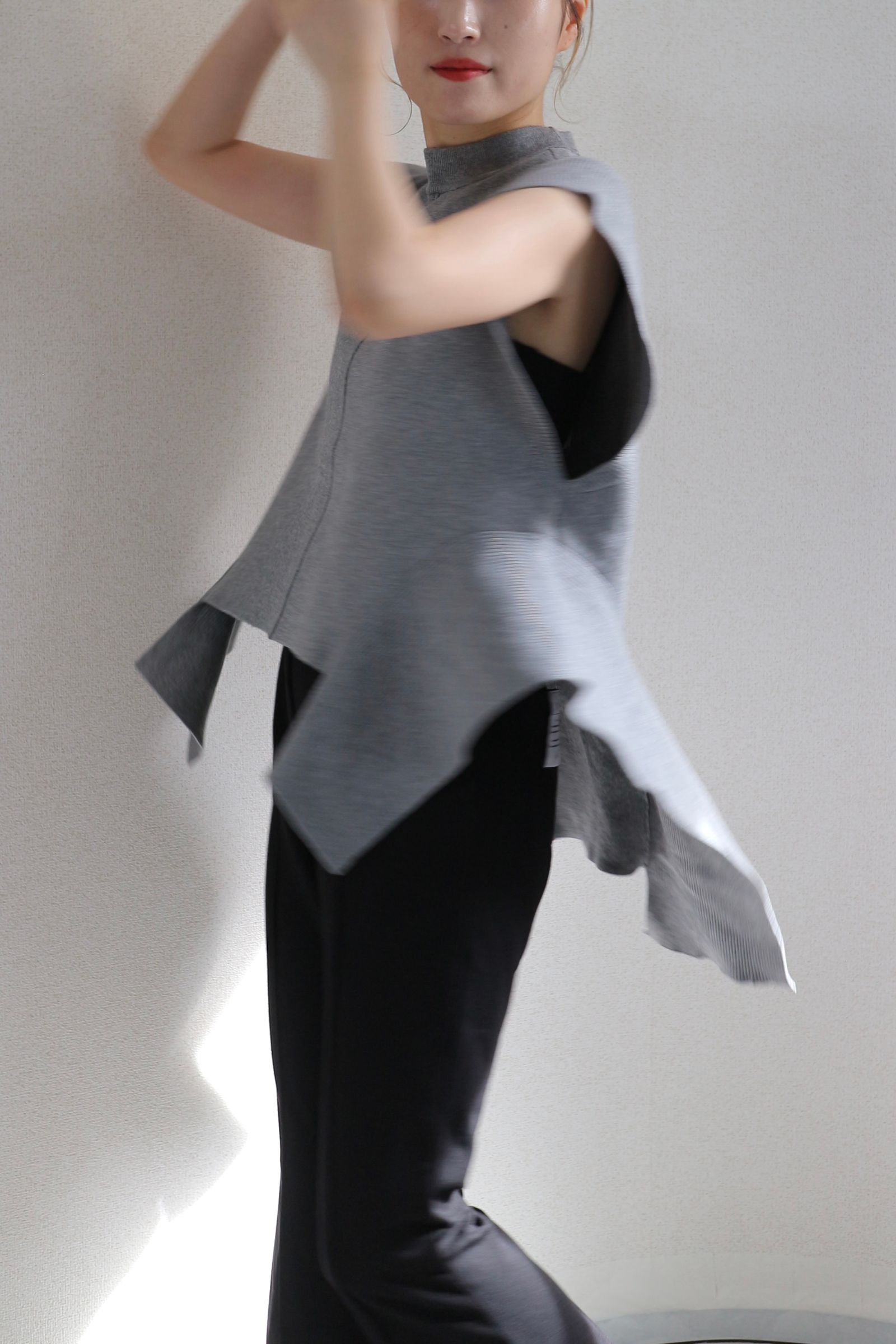 un3d ベスト FABRIC MIX VEST-