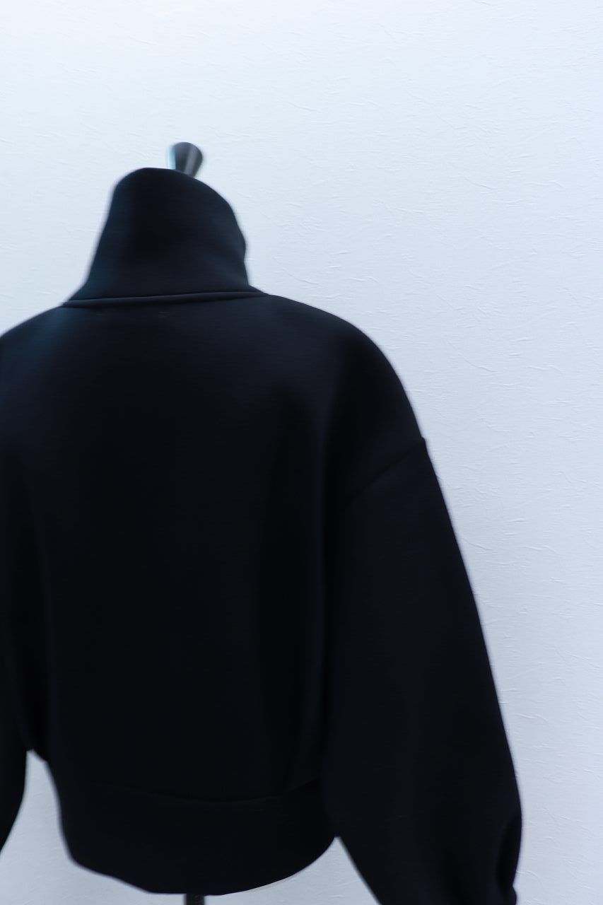 ダブルニットジップブルゾン (ブラック) Double-Knit Zip-Up Blouson (Black) / 26AW