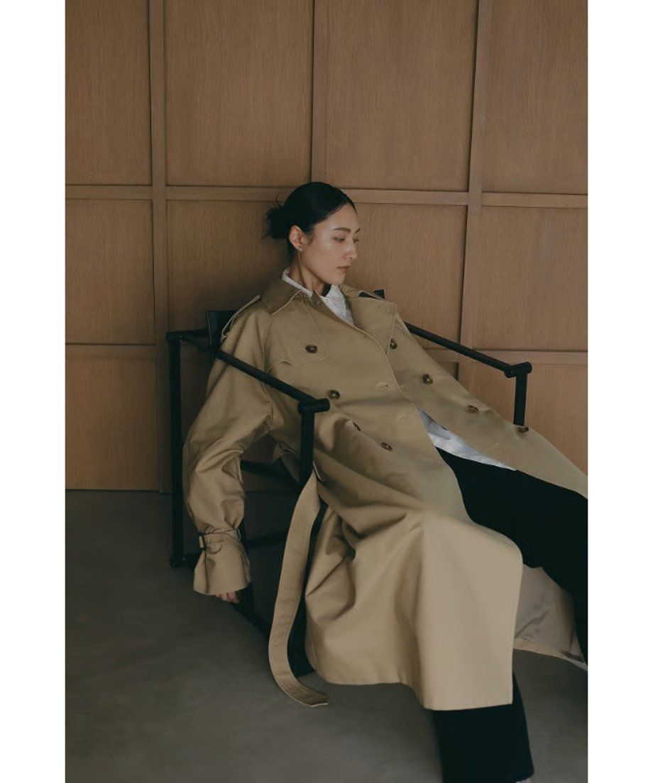 半額 50％OFFの通販 - FUR THINK 【25AW】Oversized (ベージュ Coat Trench ジャケット・アウター
