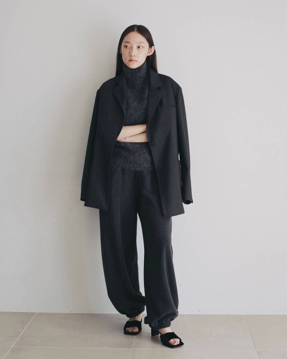 フリースラフパンツ (チャコールグレー) Fleece Rough Pants (Cgray) /  26AW