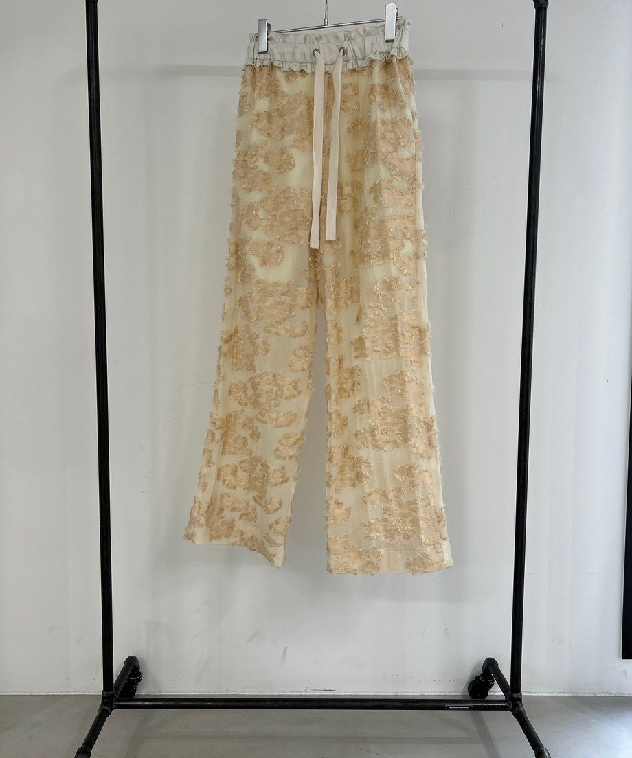 par jacquard - Inès jacquard pants / ジャガードパンツ
