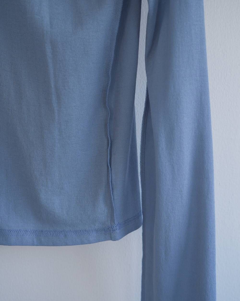 Sheer Long T-Shirts (I/blue) / シアーロングスリーブ Tシャツ (アイスブルー) / 26SS