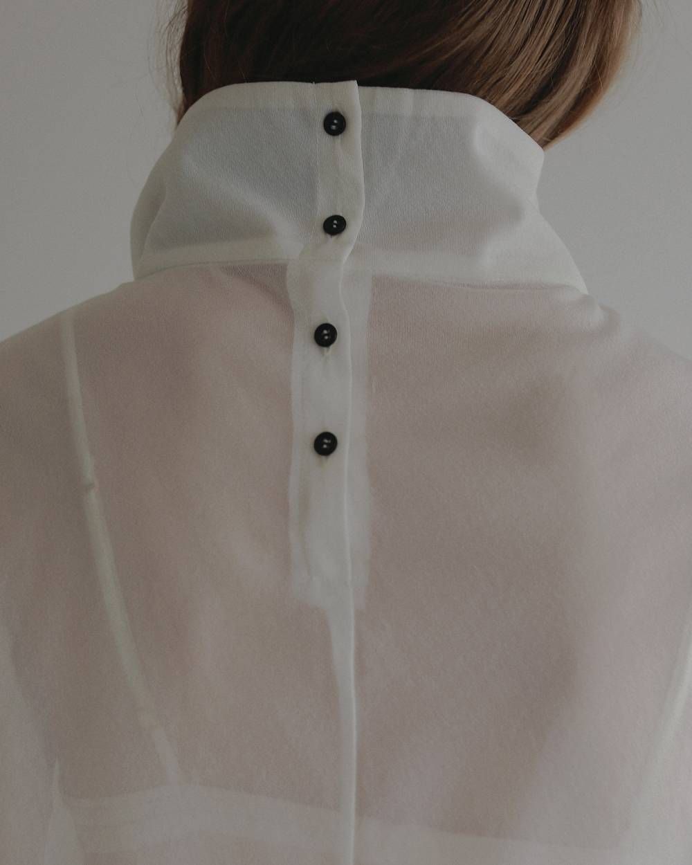シフォン ノースリーブ トップス (アイボリー) Sleeveless Chiffon Tops (Ivory) / 27SS