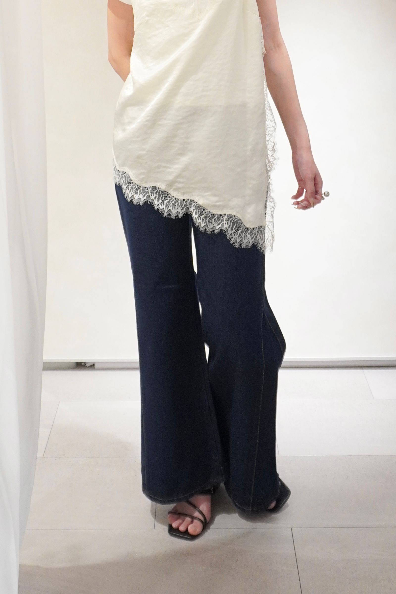 デニムバギーパンツ (インディゴ) denim baggy pants(unisex)