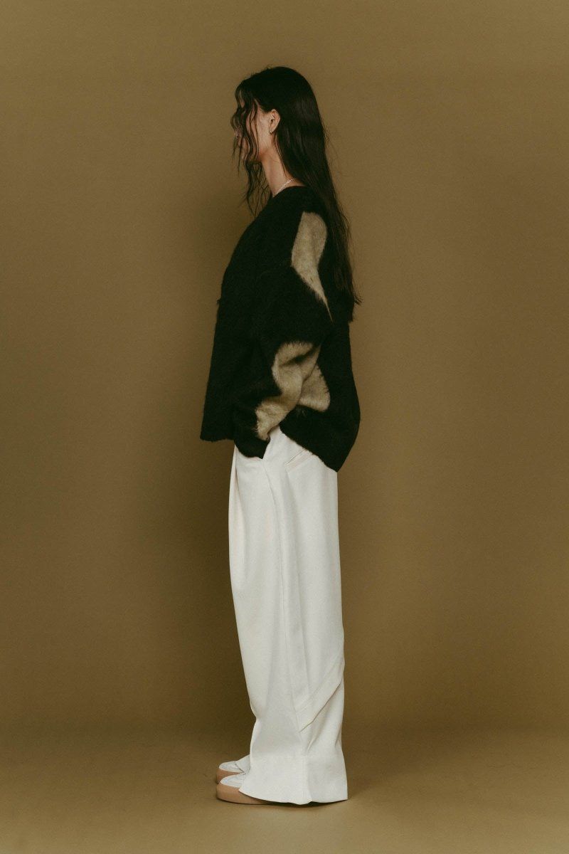 Vnack cardigan(unisex) / Vネックカーディガン (ブラック) / 25AW