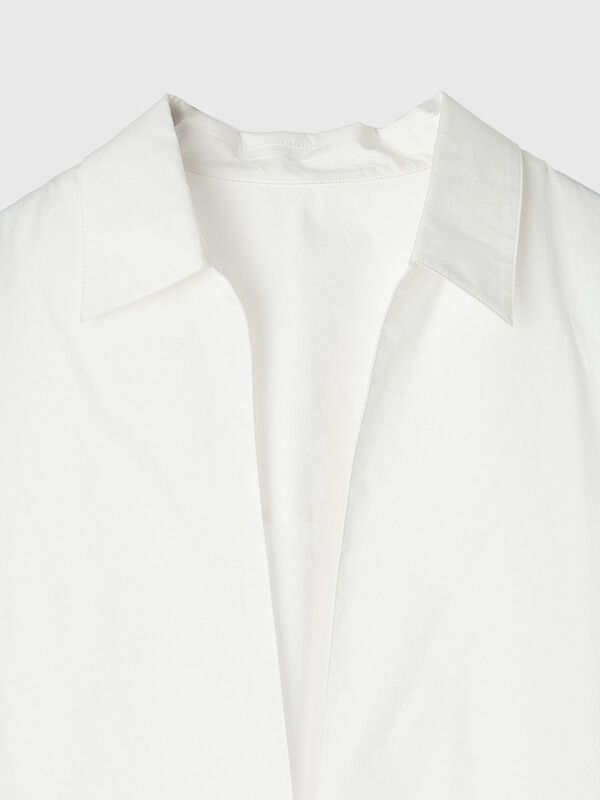 【THE C】 SKIPPER SHIRTS (ホワイト)