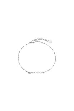 MOISSANITE STRING BRACELET / モアサナイト ストリングス ブレスレット K10/K18 (ホワイトゴールド)