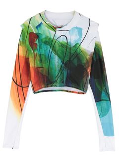 LINE ART RASHGUARD / ラインアートラッシュガード (ホワイト) / 水着 / スイムウェア