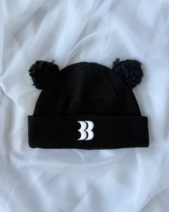 【25AW】Removable Bear Ear Beanie / リムーバブル ベアビーニー (ブラック)