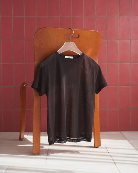 シアーチュールTシャツ (ブラウン) Sheer Tulle T-Shirts (Brown) / 26SS