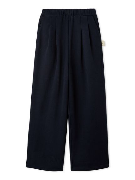 Tuck Sweat Pants / タックスウェットパンツ (ブラック×ホワイト) / 25AW