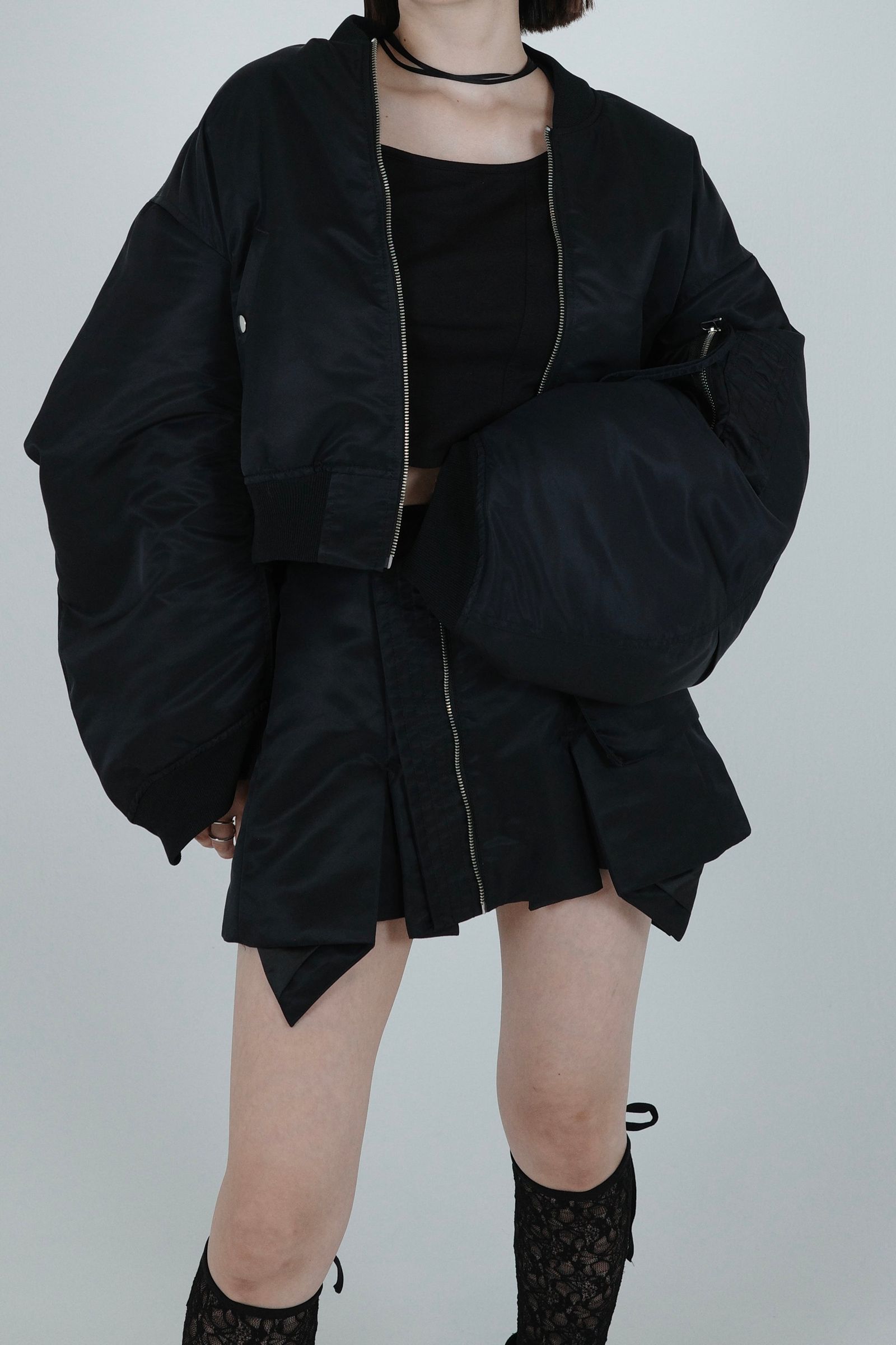 スカート esio Nylon MA-1 skirt Nylon MA-1 skirt – ESIÓ official