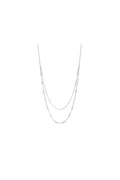 TWIN CHAIN NECKLACE / ツイン チェーン ネックレス PT950 (プラチナ)